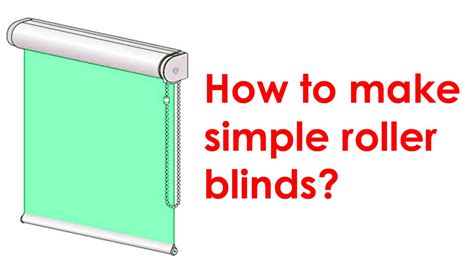 DIY Roll Up Blinds